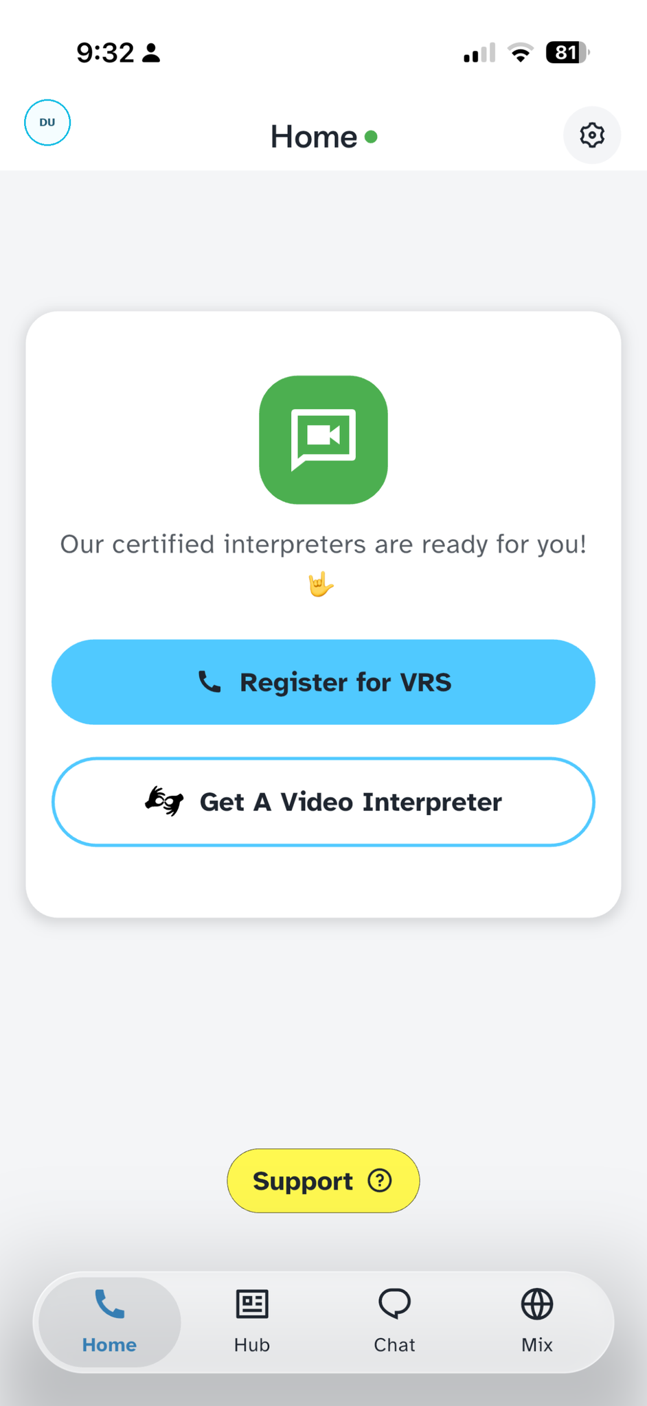 Tive Home with Register for VRS